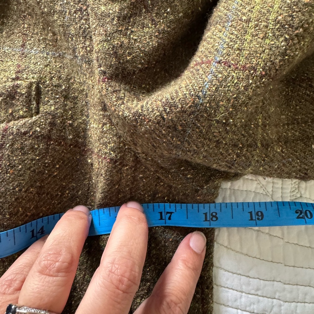 L.L. Bean Women's Olive Blazer Jacket- Size XS Petite - Picture 3 of 8